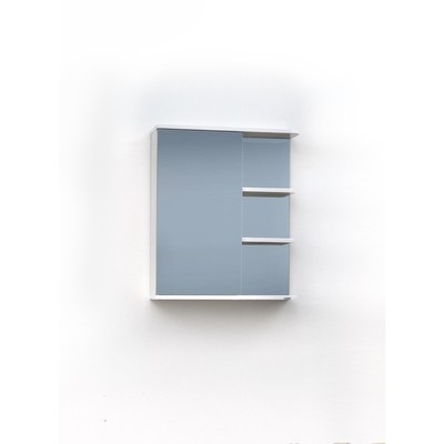 Зеркало - шкаф для ванной комнаты «Экко 50», правый, 500×150×700 мм, цвет белый