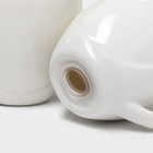 Набор для специй BellaTenero «Баночки», солонка 110 мл, перечница 110 мл, на бамбуковой подставке-держателе, фарфор, белый - Фото 7