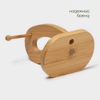 Набор для специй BellaTenero «Баночки», солонка 110 мл, перечница 110 мл, на бамбуковой подставке-держателе, фарфор, белый - Фото 10