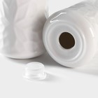 Набор фарфоровый для специй на бамбуковой подставке BellaTenero «Кракле», 2 предмета: солонка, перечница, цвет белый - Фото 6