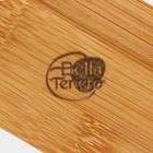 Набор фарфоровый для специй на бамбуковой подставке BellaTenero «Кракле», 2 предмета: солонка, перечница, цвет белый - фото 4284429