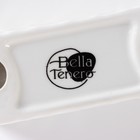 Набор фарфоровый для специй BellaTenero, 4 предмета: солонка, перечница, салфетница, подставка-держатель, цвет белый - Фото 12
