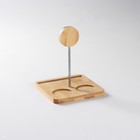 Набор фарфоровый для специй BellaTenero, 4 предмета: солонка, перечница, салфетница, подставка-держатель, белый - Фото 13