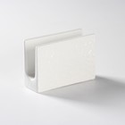 Набор фарфоровый для специй BellaTenero, 4 предмета: солонка, перечница, салфетница, подставка-держатель, белый - Фото 10