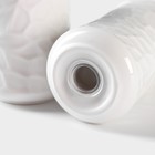 Набор для специй на бамбуковой подставке BellaTenero, 3 предмета: солонка 100 мл, перечница 100 мл, салфетница, фарфор, белый - Фото 6