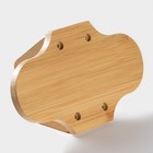 Набор для специй на бамбуковой подставке BellaTenero, 3 предмета: солонка 100 мл, перечница 100 мл, салфетница, фарфор, белый - Фото 9