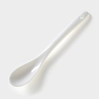 Сахарница с ложкой на бамбуковой подставке BellaTenero, 350 мл, фарфор, белая - Фото 4