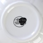 Сахарница с ложкой на бамбуковой подставке BellaTenero, 350 мл, фарфор, белая - Фото 7