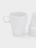 Набор кружек BellaTenero, 4 предмета: 200 мл, на бамбуковой подставке, фарфор, белый - Фото 3