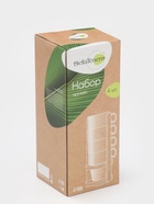 Набор кружек BellaTenero, 4 предмета: 200 мл, на бамбуковой подставке, фарфор, белый - Фото 6