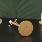 Набор фарфоровых кружек на деревянной подставке BellaTenero, 4 предмета: 400 мл, цвет белый - Фото 3