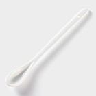 Банка для сыпучих BellaTenero, 800 мл, 14.5×11 см, с ложкой, с бамбуковой крышкой, фарфор, белая - Фото 7