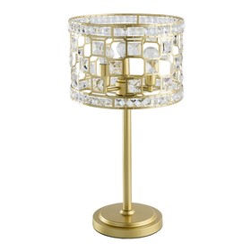 Настольная лампа "Монарх", 3x40Вт E14, цвет золото