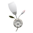 Бра «Верона», 60Вт E14, цвет белый, золото - Фото 1