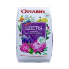 Удобрение гранулированное органическое Оргавит Цветы, 2 кг - Фото 1