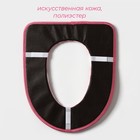 Чехол на сиденье для унитаза на липучках Доляна «Универсал», 35×43 см, цвет МИКС - Фото 2