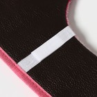 Чехол на сиденье для унитаза на липучках Доляна «Универсал», 35×43 см, цвет МИКС - Фото 4