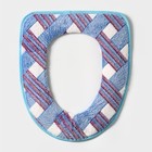 Чехол на сиденье для унитаза на липучках Доляна «Универсал», 35×43 см, цвет МИКС - Фото 6