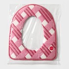 Чехол на сиденье для унитаза на липучках Доляна «Универсал», 35×43 см, цвет МИКС - Фото 7