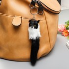 Брелок для ключей на кольце «Пушистик. Совушка», на сумку, рюкзак, 11×3.5×2.5 см, МИКС - Фото 1