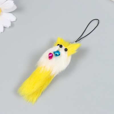 Пушистик на подвеске "Лисёнок" МИКС