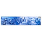 Кухонный фартук МДФ  Лёд ярко-синий фон 0106 2800х610х6мм - фото 298232596