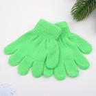 Перчатки детские MINAKU "Радуга", р.12, цв.неоновый зелёный - Фото 2