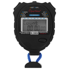 Секундомер, 8.2×6.5×2 см, 60 отсечек, обратный отсчёт, часы, календарь - Фото 1