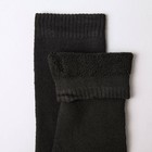 Носки мужские махровые, цвет чёрный, размер 25-27 - Фото 2