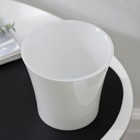 Кашпо для цветов со вставкой «Арте», 1.2 л, цвет жемчуг-прозрачный - Фото 3