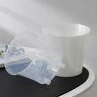 Кашпо для цветов со вставкой «Арте», 1.2 л, цвет жемчуг-прозрачный - Фото 4