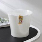 Кашпо для цветов со вставкой «Арте», 1.2 л, цвет жемчуг-прозрачный - Фото 5