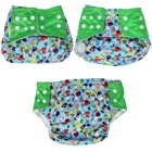 Многоразовый подгузник с 3-х слойным вкладышем «Зверушки», 3-15 кг, Крошка Я - Фото 8