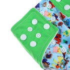 Многоразовый подгузник с 3-х слойным вкладышем «Зверушки», 3-15 кг, Крошка Я - Фото 6