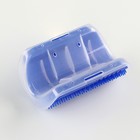 Массажер - чесалка на угол с кошачьей мятой для кошек, размер S, 13.5×9×5 см, синий - Фото 3