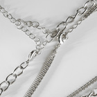 Кулон «Цепь» крупное кольцо с медальоном, цвет серебро, 66 см - Фото 3
