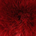Помпон искусственный мех "Бордовый" d=7 см - Фото 2