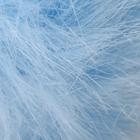 Помпон искусственный мех "Ярко-голубой" d=13 см - Фото 2