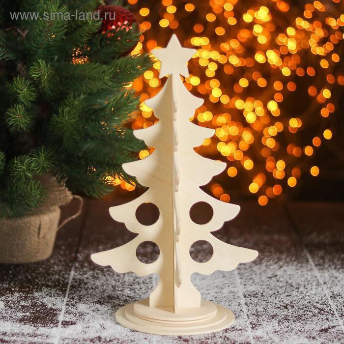 3D-модель сборная деревянная Чудо-Дерево «Новогодняя ёлка» - Фото 1