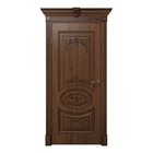 Дверное полотно "Вителия" Дуб янтарный / патина черная, 2000х600 - фото 301271004