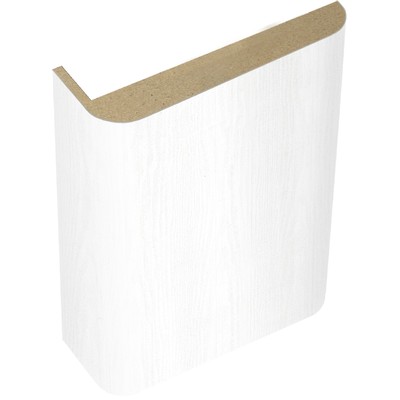 Наличник телескопический на двери, 70×10×2140 мм, экошпон, цвет белое дерево