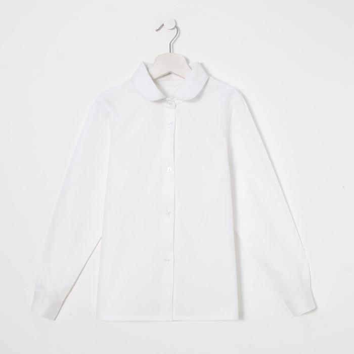Блузка для девочки, цвет белый, рост 158 см