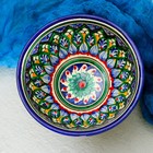 Коса Риштанская Керамика "Цветы" 15 см, малая, синяя - фото 4284611
