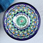 Коса Риштанская Керамика "Цветы" 15 см, малая, синяя - фото 4284619