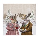 Кухонный набор новогодний «Этель» Winter holidays: скатерть 220×150 см ±3 см с ГМВО, салфетка 40×40 см-12 шт., 100% хлопок - Фото 9