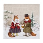 Кухонный набор новогодний «Этель» Winter holidays: скатерть 220×150 см ±3 см с ГМВО, салфетка 40×40 см-12 шт., 100% хлопок - Фото 12