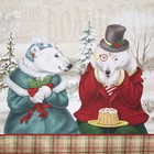 Кухонный набор новогодний «Этель» Winter holidays: скатерть 220×150 см ±3 см с ГМВО, салфетка 40×40 см-12 шт., 100% хлопок - Фото 5