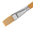 Кисть "Сонет" №10, щетина, плоская, длинная ручка, d=17 мм - Фото 2