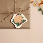 Шильдик на подарок Новый год «Снегирь», 6,5 ×6,3  см - Фото 3