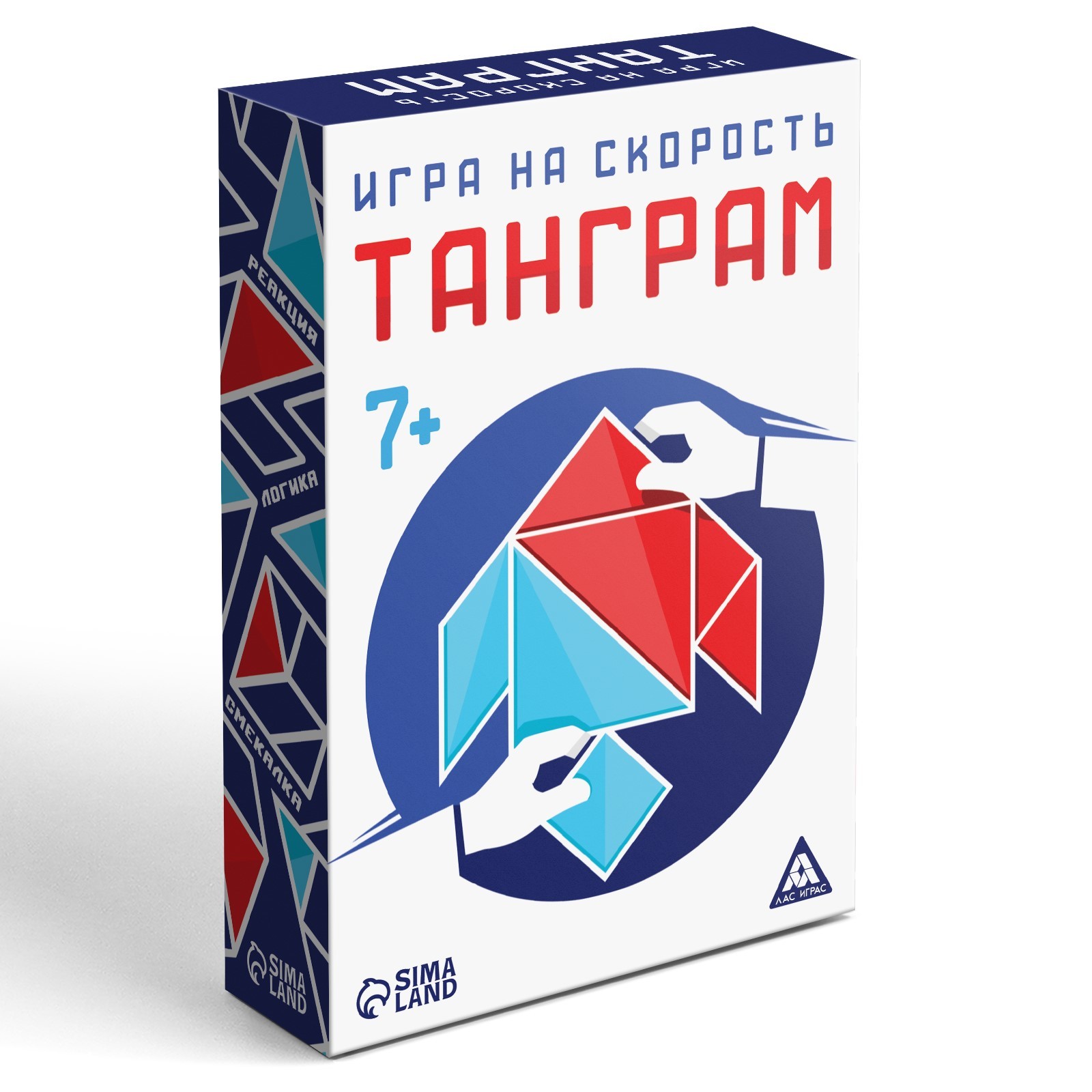 Развивающая игра-головоломка «Танграм» на скорость, 7+ (4363522) - Купить  по цене от 309.00 руб. | Интернет магазин SIMA-LAND.RU